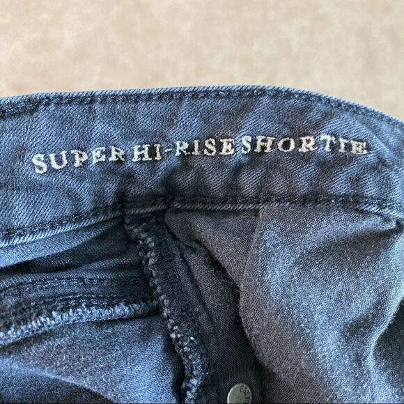 American Eagle Black Distressed High Rise Shorts - Picture 5 of 6